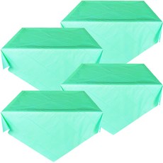 Catch 素色純色派對桌布 4入, 137 x 183 cm, 祖母綠色