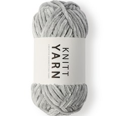 니뜨 허니 벨벳 뜨개실 100g, 1개, 10 라이트그레이