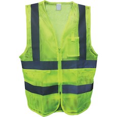 가드맨 현장 작업용 형광 안전조끼, 노랑, 1개