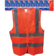 GUARDMAN 現場工作用螢光安全背心, 10個