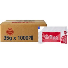 OTTOGI 不倒翁 辣醬, 3.5g, 1000包