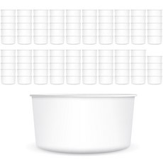 大韓無印刷紙容器 750ml, 100個, 1組