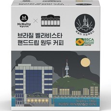 맥널티 브라질 벨라비스타 핸드드립 원두드립백 커피, 8g, 7개입, 1개
