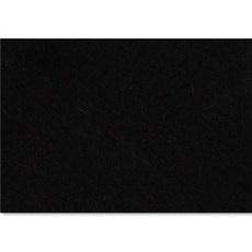 ButtonKing 0.7mm 高級超細纖維不織布布料, 7101JS 黑色, 1個