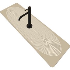 Daysoy Gram 水龍頭墊 圓孔 10 x 60 cm, 6, 1個