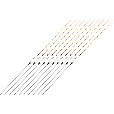 도도 싸파 동천 저부력찌 민물 낚시찌 42cm, 혼합색상, 10개