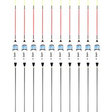 도도 나노 유선 낚시찌 45cm, 혼합색상, 10개