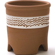 Morningscent 早晨香氣 波浪鑲嵌甕器陶盆 花盆, A型, 1個