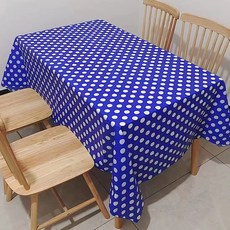 캐치 컬러풀 도트 파티 테이블보 2p, 네이비, 137 x 183 cm