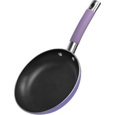 QUEEN SENSE I'm系列矽膠單柄不沾圓平底鍋 IH感應爐適用, 20cm, 1個
