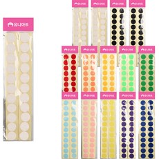 Uniart S82 1000 圓形魔鬼氈套組, 混合顏色, 1套