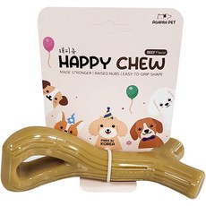 agaprapet 磨牙玩具 骨頭棒 潔牙骨 Happy Chew, 單一顏色, 1個