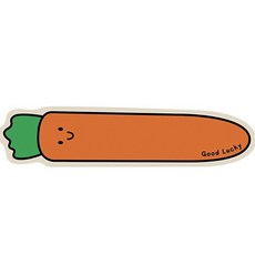 Daysoy 好運水龍頭墊 無孔 10 x 60 cm, 01 胡蘿蔔, 1個