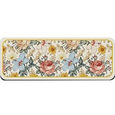 Daysoy Botanic 水龍頭墊 無孔 10 x 38 cm, 02 黃色花園, 1個