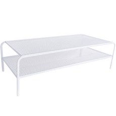 THE ZAKKA 纖薄寬版鐵製桌面螢幕增高架 M, 白色