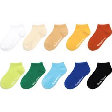 TR泰迪熊兒童素色短襪10雙組