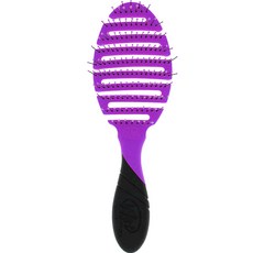 Wet brush 專業順髮乾髮梳, 紫色, 1個