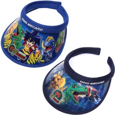 Wow Kids男童款恐龍Mecard叢林恐龍遮陽帽 2件組