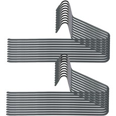 1秒瞬收 塗層防滑褲架, 20個, 灰色