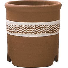 morningscent 물결상감 옹기토분 화분, A타입, 1개