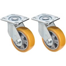 T-REX CASTER 重型腳輪 5英吋 旋轉型 黃色 P685S-2, 2個