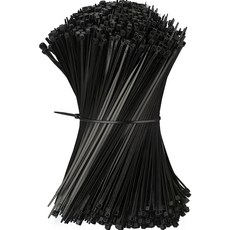 TyrannoTie 束線帶, 黑色, 500個