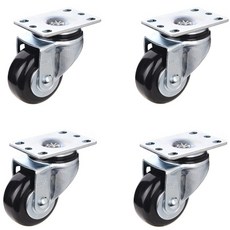 T-REX CASTER 旋轉腳輪 104 x 64 x 95 mm 聚氨酯 黑色 P503S-2 DB, 4個