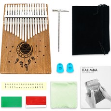 HDC Youngchang 興趣教育用 17鍵卡林巴琴 音階刻印 桃花心木全單板 YK200M, 1個