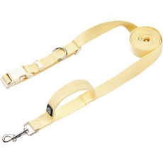 Mungtem 狗狗調色盤免持牽繩, 粉彩黃