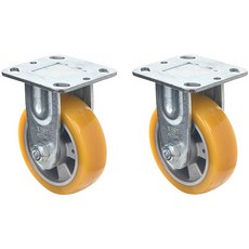 T-REX CASTER 重載用腳輪 5英吋 固定型 黃色 P685R-2, 2個