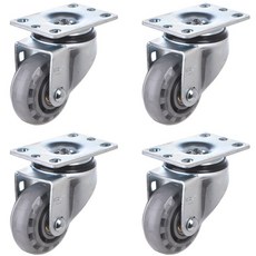 T-REX CASTER 旋轉腳輪 104 x 64 x 95 mm 高彈性直排透明 P503S-6, 4個, 混合色