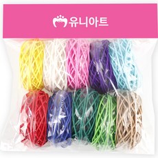 Uniart 彩色細繩 10 件套, 混色, 1組