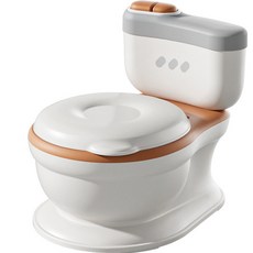 맘스아이 pu재질 시트 다움 유아변기, 혼합색상