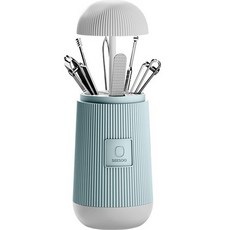 SEESOO 七素 Lima 彈出式多合一衛生工具6件組 + 收納盒包裝組, 藍色, 1套