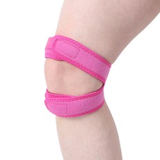 PEONIST 減震護膝帶, 粉紅色, 1個