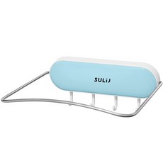 심플리앤 다용도 접이식 걸이 랙, 블루, 1개