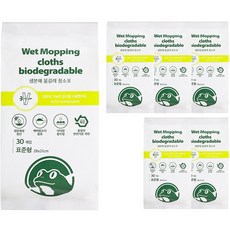 SINCERELY Frog 可分解濕拖巾 標準 30枚入, 6包