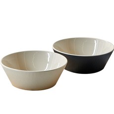 Modern House Urban大麵碗2件組 D 19.5cm, 象牙白, 海軍藍, 1套