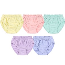 milkmilelolo 女童糖果蜜桃三角內褲5件組