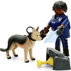 Playmobil 警察和偵探犬 71162, 1組