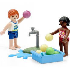 Playmobil 摩比人 兒童與水球公仔 71166, 1套