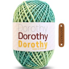 Knitt Dorothy染色針織線 120g + 圓邊標籤套組, 04_冰薄荷, 1個