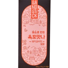 SANDSTICK Hanul蔬菜製造的肉乾 味道不錯 烤排骨口味 15入, 150g, 1個