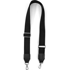 Knitt 編織斜背帶, 黑色