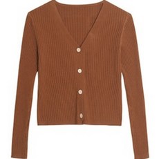 피어니스트 여성용 긴팔 니트 가디건