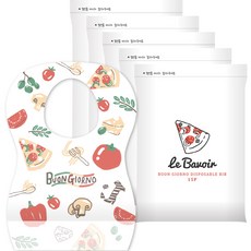 Lebevoa Buongiorno 拋棄式嬰兒圍兜 15入, 5個, 單一顏色