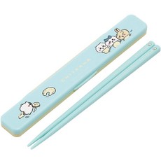 Skater 吉伊卡哇印花孩童便攜筷子組, 筷子+盒子, Chiikawa