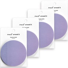 PLEPIC 圓形半透明便利貼, 13 香水, 40入, 4個