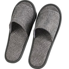 마켓감성 호텔 객실 일회용 슬리퍼 오픈, 그레이, 10개