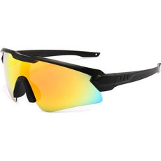 Kobuki 偏光鏡片運動護目鏡太陽眼鏡, 橘色 + 黑色